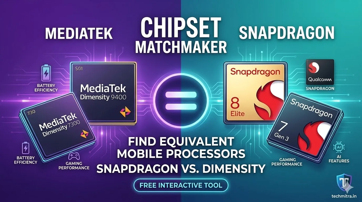 Snapdragon vs MediaTek Comparison Tool: Find Equivalent Mobile Chipsets 1 Snapdragon vs MediaTek Comparison Tool: Find Equivalent Chipsets