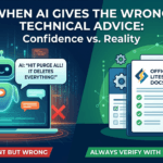 A LiteSpeed Cache Purge All Case Study: When AI Gets Technical Advice Wrong