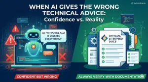 A LiteSpeed Cache Purge All Case Study: When AI Gets Technical Advice Wrong