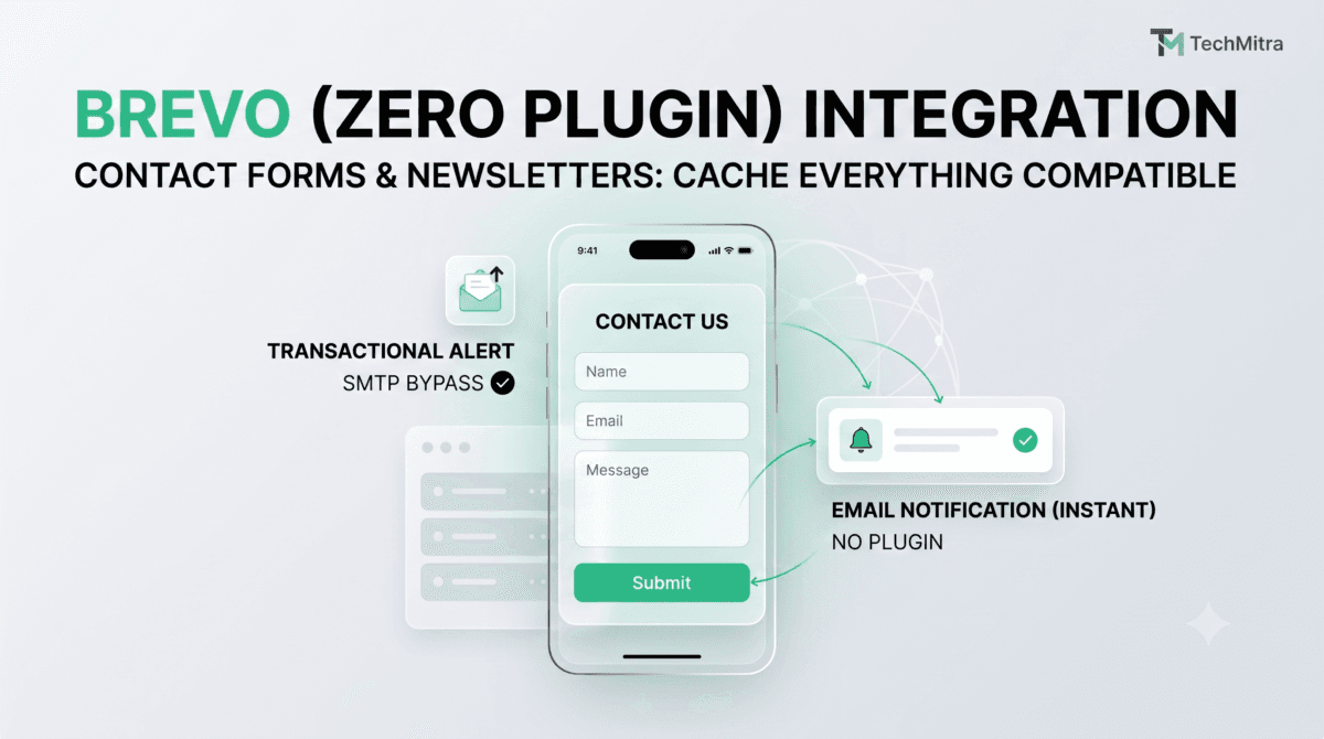Brevo Contact Form and Newsletter in WordPress — Without Installing Any Plugin (Not Even Brevo's Own) 3 Brevo Contact Form Without Plugin (+ Newsletter Setup)