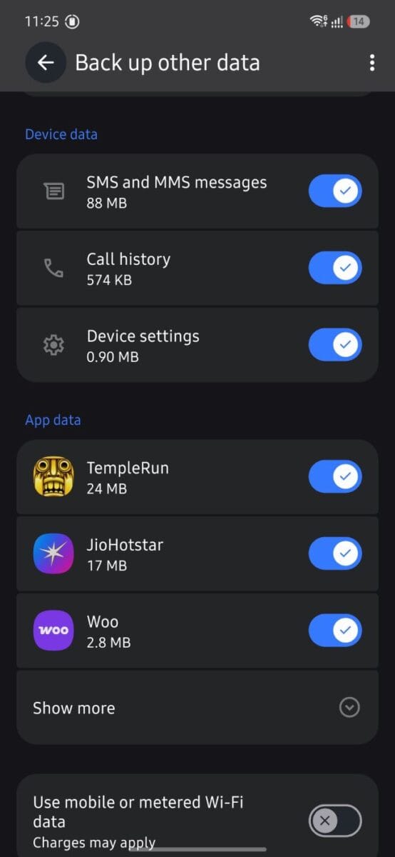 Google Just Changed How Android Backups Count Against Your Storage 3 Google One backup screenshot