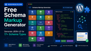 Schema Markup Generator Free – JSON-LD for 17 Schema Types