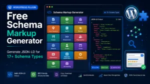 Schema Markup Generator Free – JSON-LD for 17 Schema Types