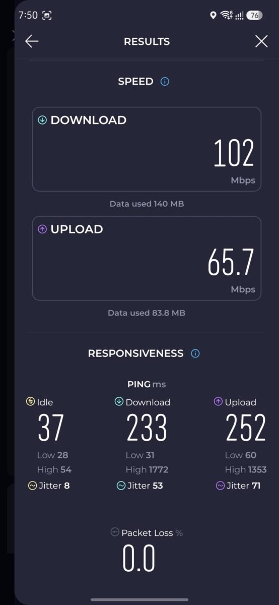 TRAI MySpeed App: I Tested the Revamped Version in Lucknow — Here's What Full Signal Bars Won't Tell You 9 Screenshot 20260709 195004 Speedtest