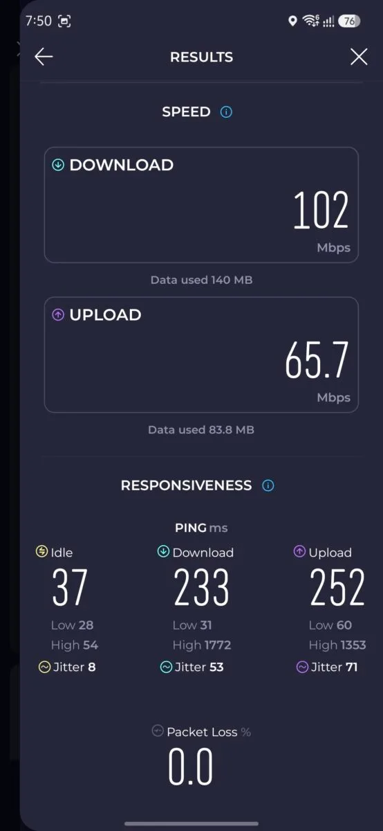 TRAI MySpeed App: I Tested the Revamped Version in Lucknow — Here's What Full Signal Bars Won't Tell You 9 Screenshot 20260709 195004 Speedtest