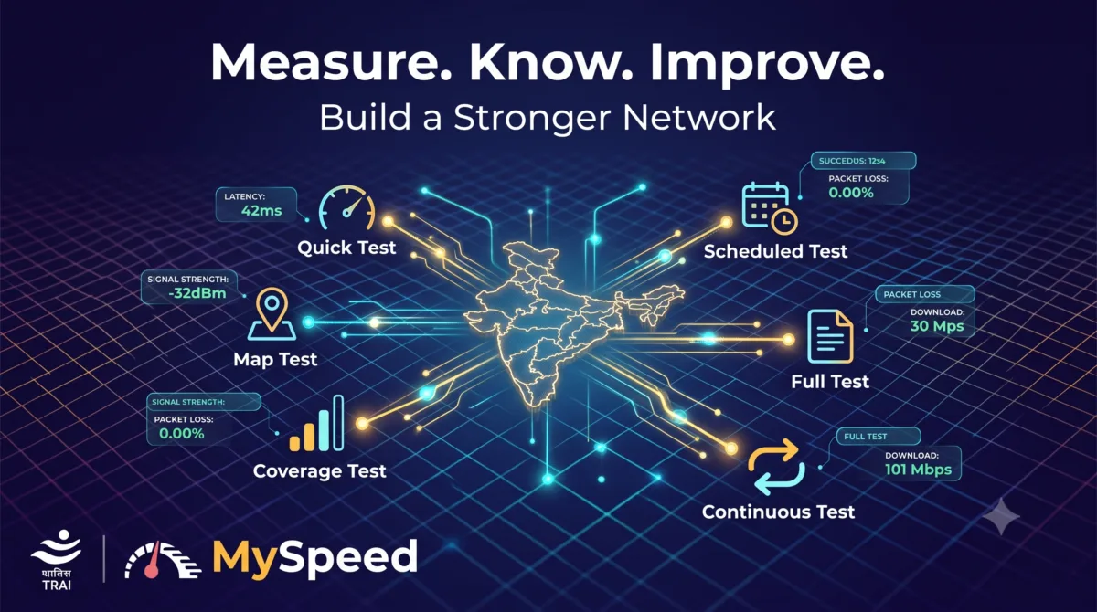 TRAI MySpeed App: I Tested the Revamped Version in Lucknow — Here's What Full Signal Bars Won't Tell You 1 TRAI MySpeed App & Web Portal Review: Test Real Performance
