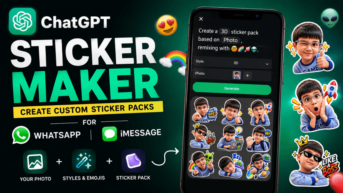 ChatGPT Sticker Generator: How to Create Custom Stickers (Tested)