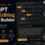 ChatGPT Photo Editing Prompt Generator (Free, Online)