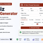 Free AI Quiz Generator Prompt Tool — No Login, No Signup