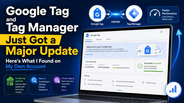 Google Tag Manager Update 2026: What's Actually Live On Techmitra