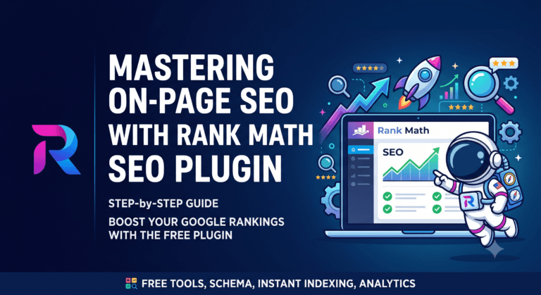 Mastering On-Page SEO with Rank Math SEO Plugin, Step-by-Step Guide (Updated)