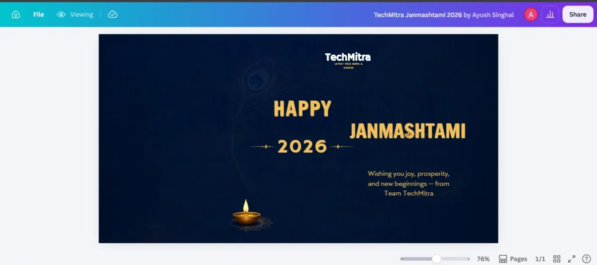 Screenshot of resize Generated by canva opened in Canva dashboard