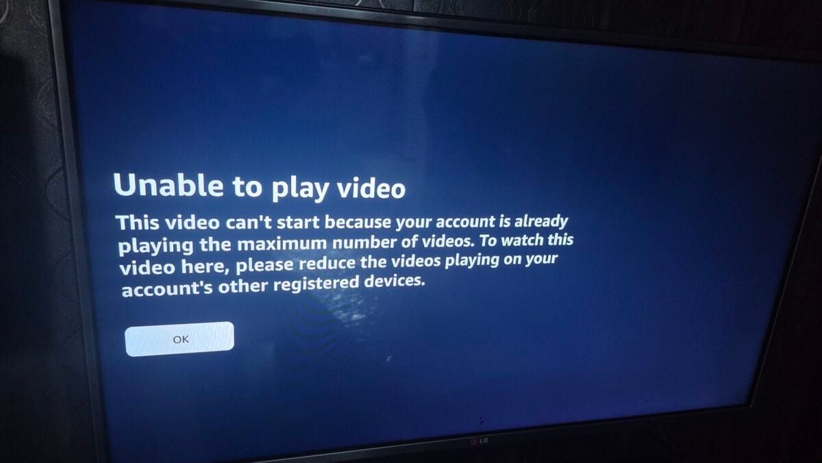 JioHome Free Amazon Prime Lite: Eligible Plans, Activation Steps and TV Setup (Tested on ₹899 AirFiber) 2 Screenshot: one device at a time -
