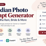 AI Saree Photo Prompt Generator – Free Tool for Gemini & ChatGPT