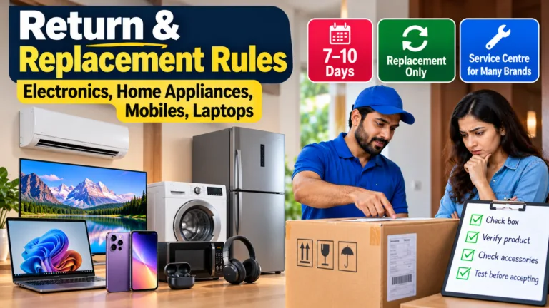 Amazon and Flipkart Return Policy & Delivery Checks Guide