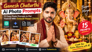 15 Ganesh Chaturthi AI Photo Prompts (Copy & Paste) 2026