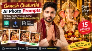 15 Ganesh Chaturthi AI Photo Prompts (Copy & Paste) 2026