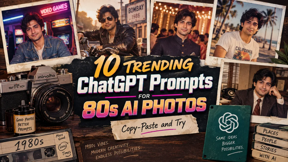 10 Trending ChatGPT Prompts for 80s AI Photos (Copy-Paste and Try) 1 10 ChatGPT 80s Prompts (Copy-Paste) – Tested & Smaples