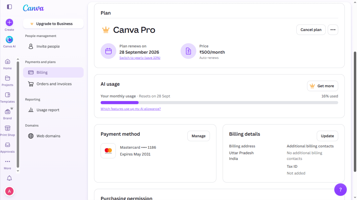 I Tested Canva's AI Photo Editing Tools — Magic Studio for Photos, Reviewed (2026) 24 Canva AI Usage after test
