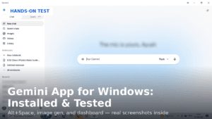 Gemini Windows Desktop App: Hands-On Review & Install Guide