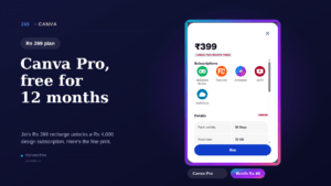 Jio Canva Offer: Free Canva Pro & Pro Lite for 12 Months