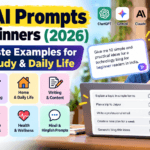 Best AI Prompts for Beginners (2026): Copy-Paste Examples