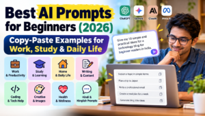 Best AI Prompts for Beginners (2026): Copy-Paste Examples