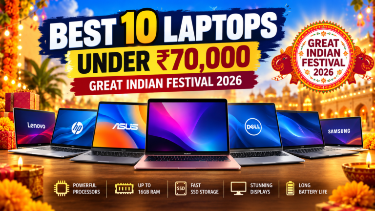 Best Laptop Under 70000 in 2026: 10 Picks From Amazon Great India Sale