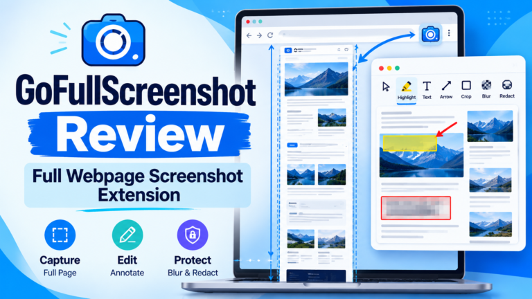 GoFullScreenshot Review: A Full Webpage Screenshot Extension Tested