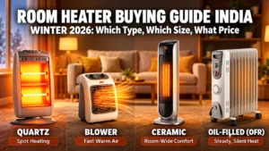 Room Heater Buying Guide India (2026): Types, Size & Price