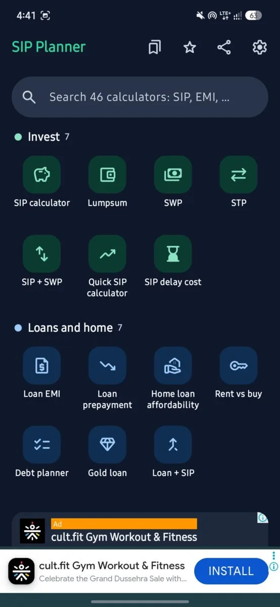 SIP Planner & SIP Calculator App Review (2026): Features, Accuracy, Pros & Cons 5 Screenshot 20261015 164117 SIP Planner