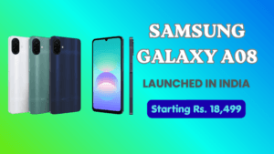 Samsung Galaxy A08 Launched in India at Rs. 18,499 with 6000mAh Battery and Six Years of Updates