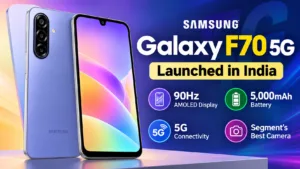 Samsung Galaxy F70 5G Launched in India With 90Hz AMOLED Display and 5,000mAh Battery