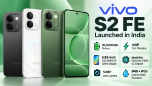 Vivo S2 FE Launched in India With 10,000mAh Battery and 120Hz AMOLED Display
